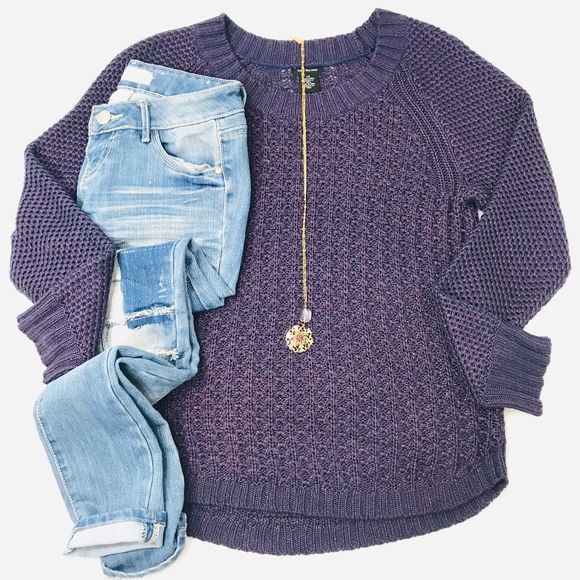 Calvin Klein Sweaters - Calvin Klein Chunky Knit Crew Neck Shimmer Sweater